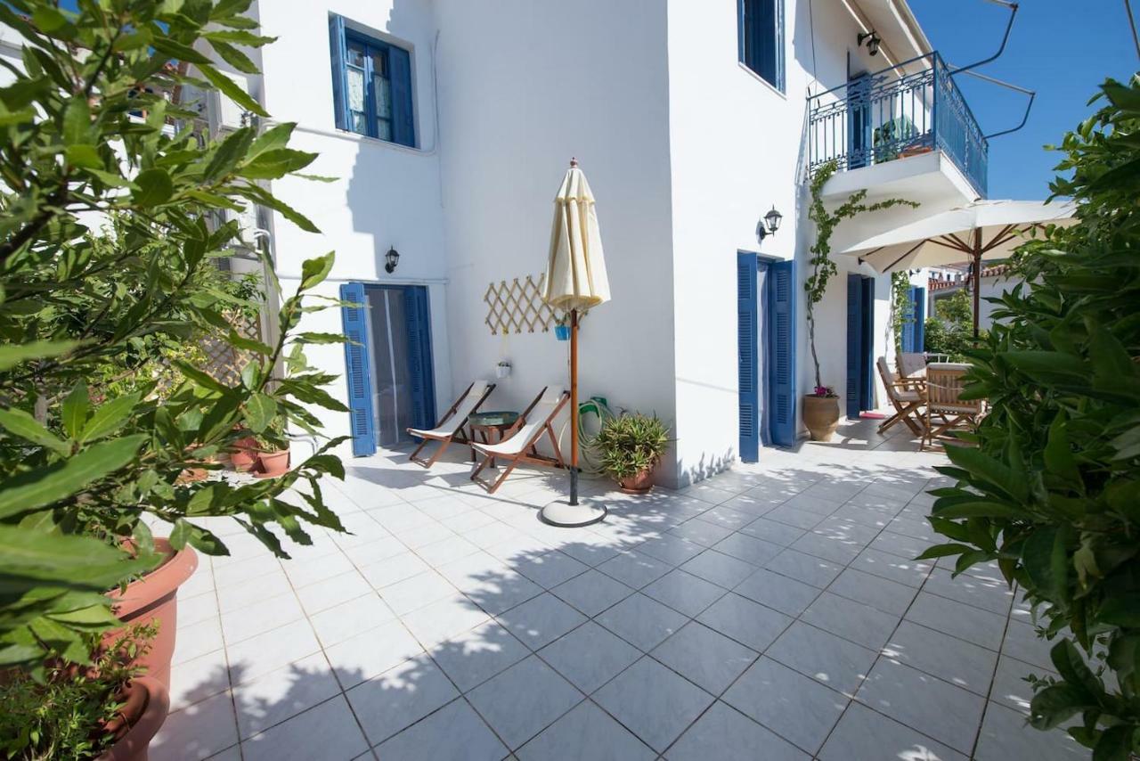 Aquarella-Stylish Veranda Apartment In Centre Of Poros Town Exteriér fotografie