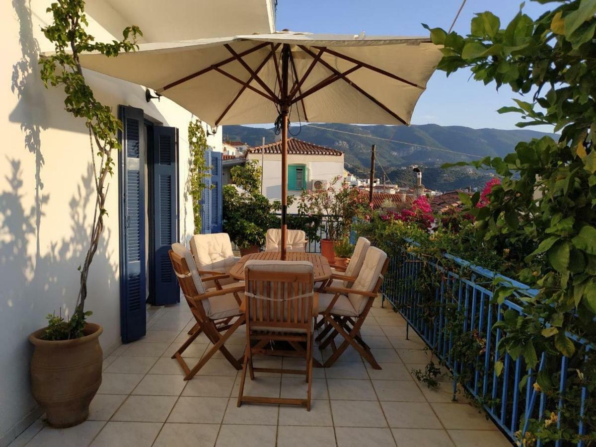 Aquarella-Stylish Veranda Apartment In Centre Of Poros Town Exteriér fotografie