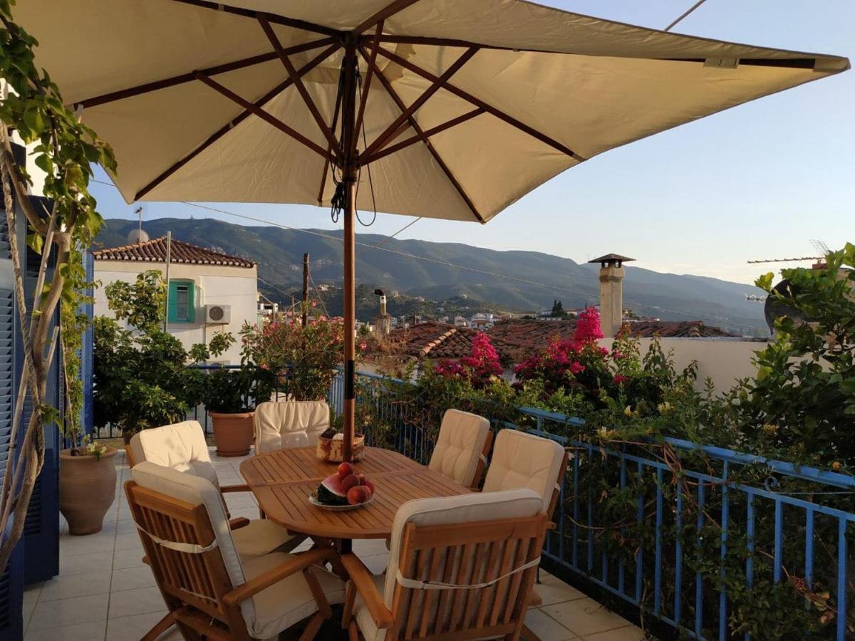 Aquarella-Stylish Veranda Apartment In Centre Of Poros Town Exteriér fotografie